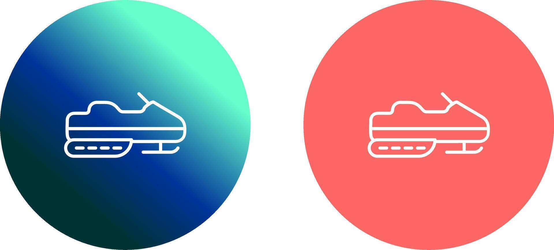 Snowmobile Icon Design vector