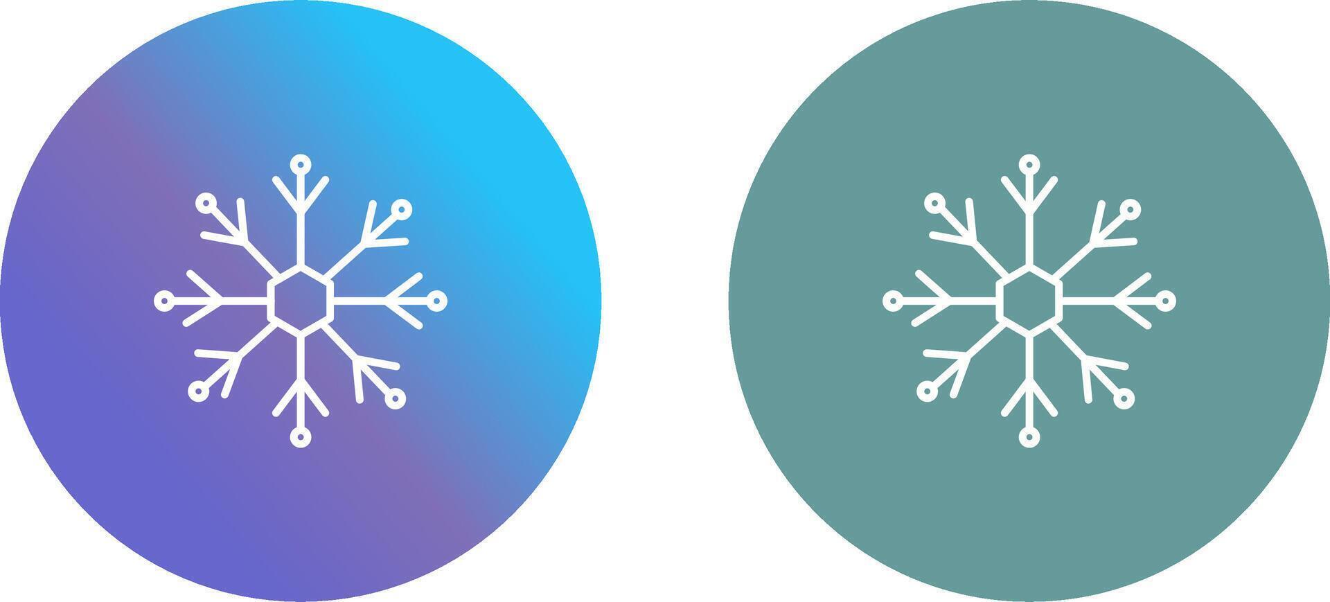 Snowflake Icon Design vector