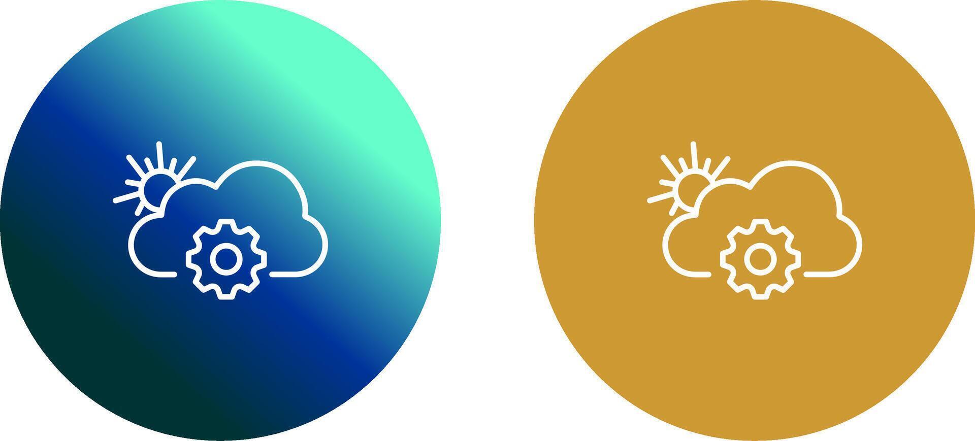 Forecast Icon Design vector