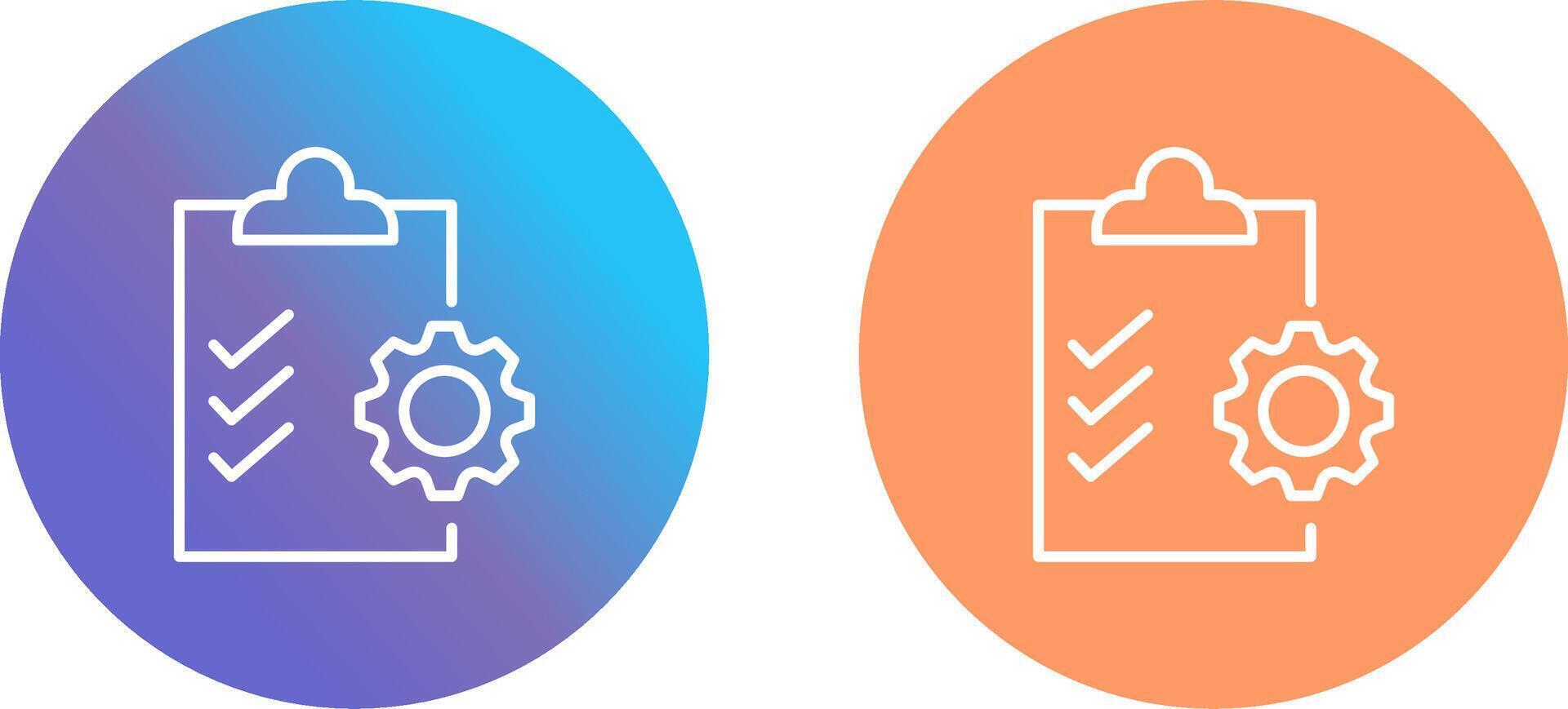 Checklist Icon Design vector