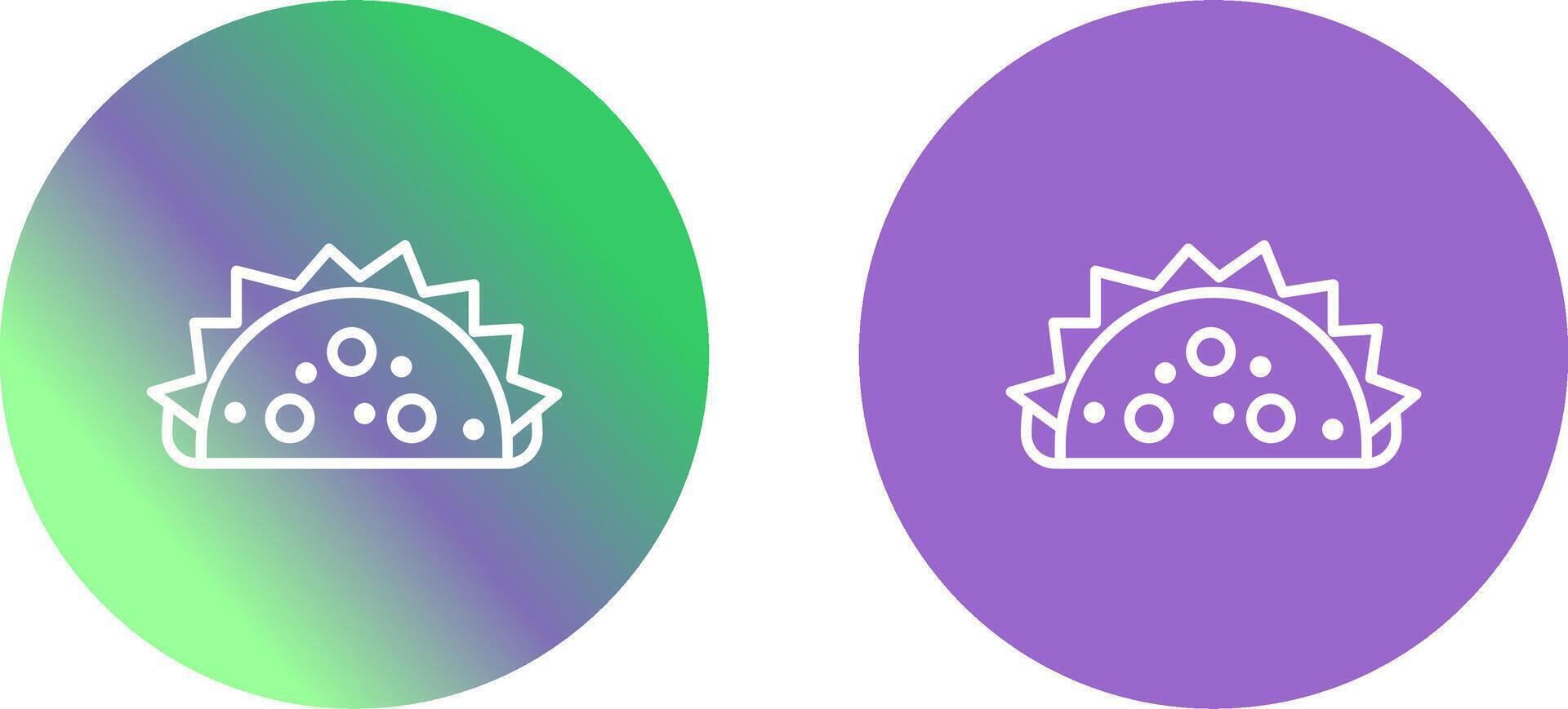 Tacos Icon Design vector