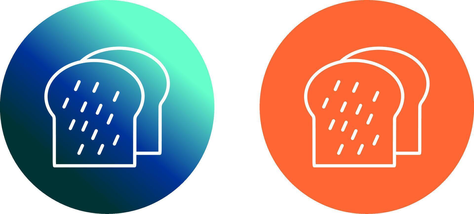 Toast Icon Design vector