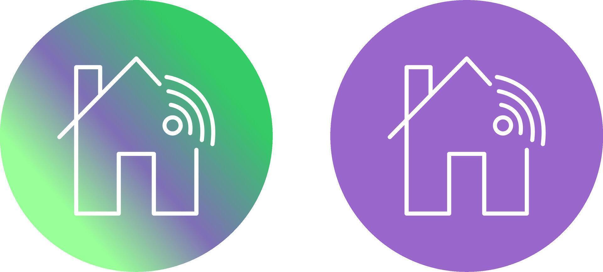 Smart House Icon Design vector