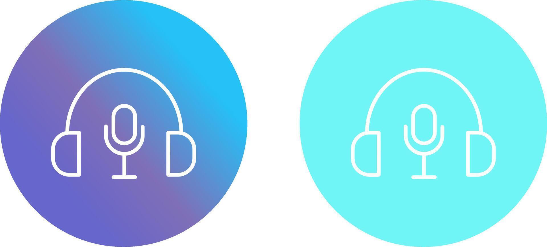 Podcast Icon Design vector