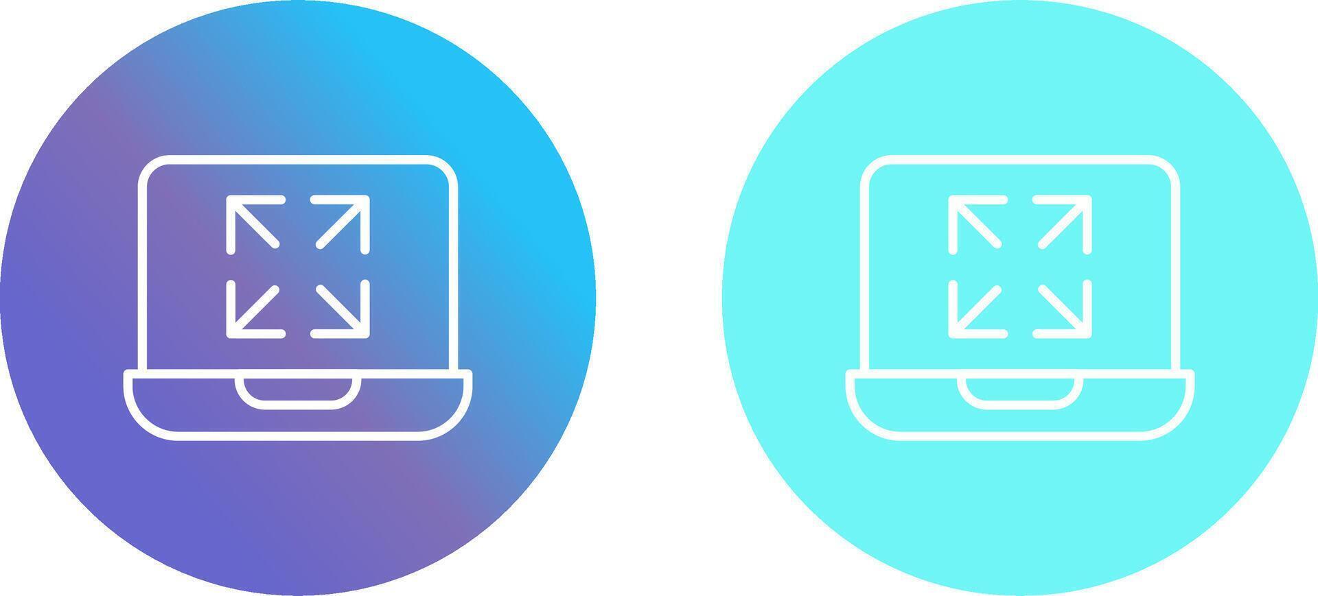 Maximize Icon Design vector