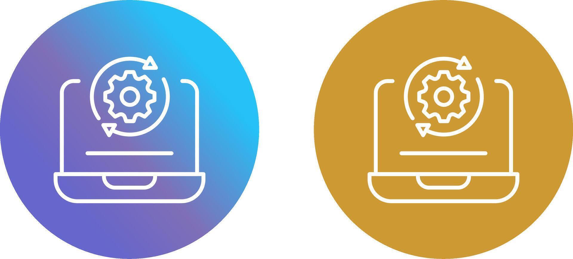 Update Icon Design vector