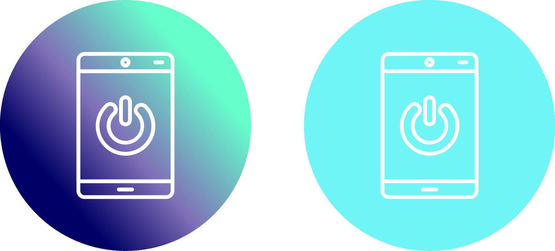 Power Button Icon Design vector