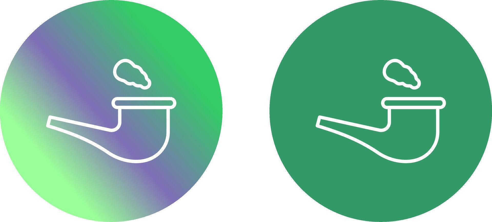 Smoke Pipe Icon Design vector