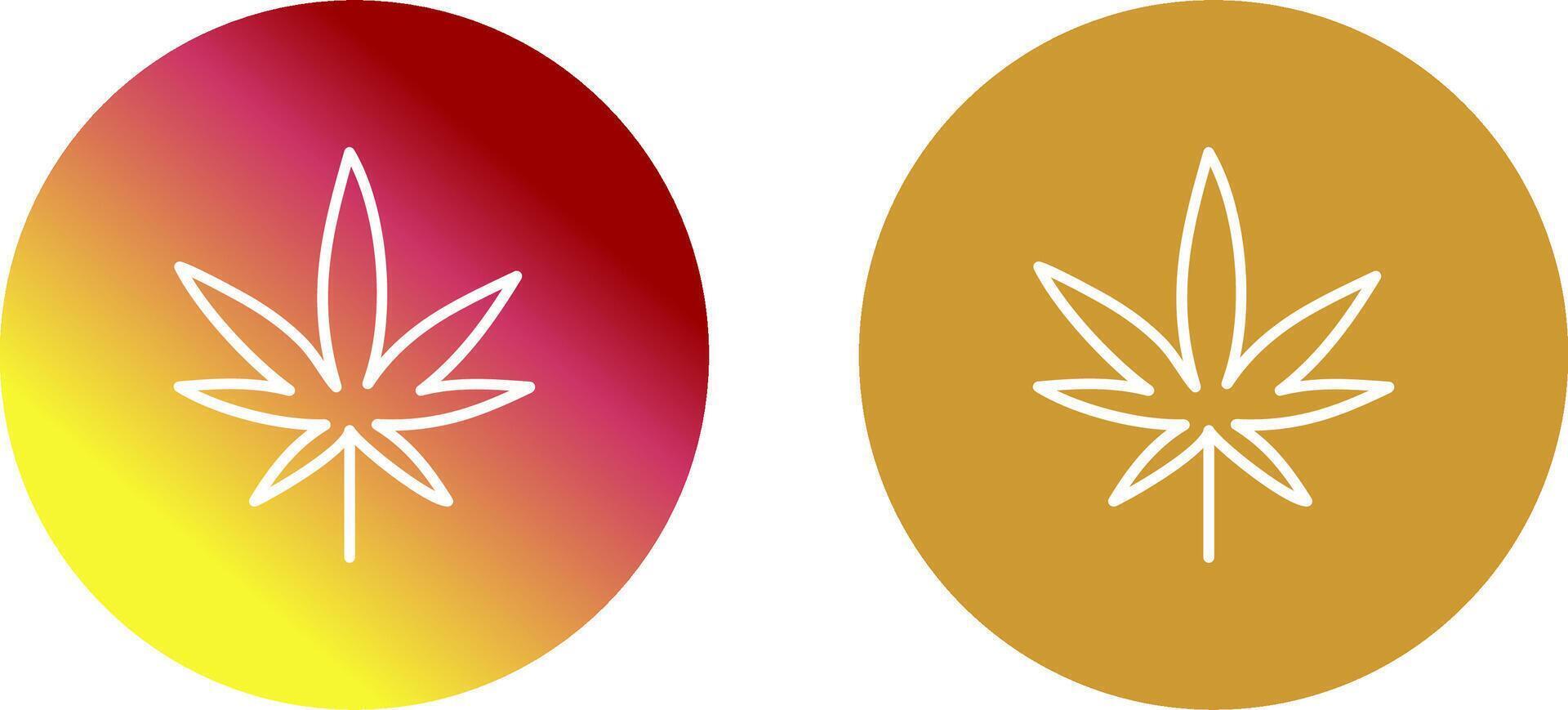 Weed Icon Design vector