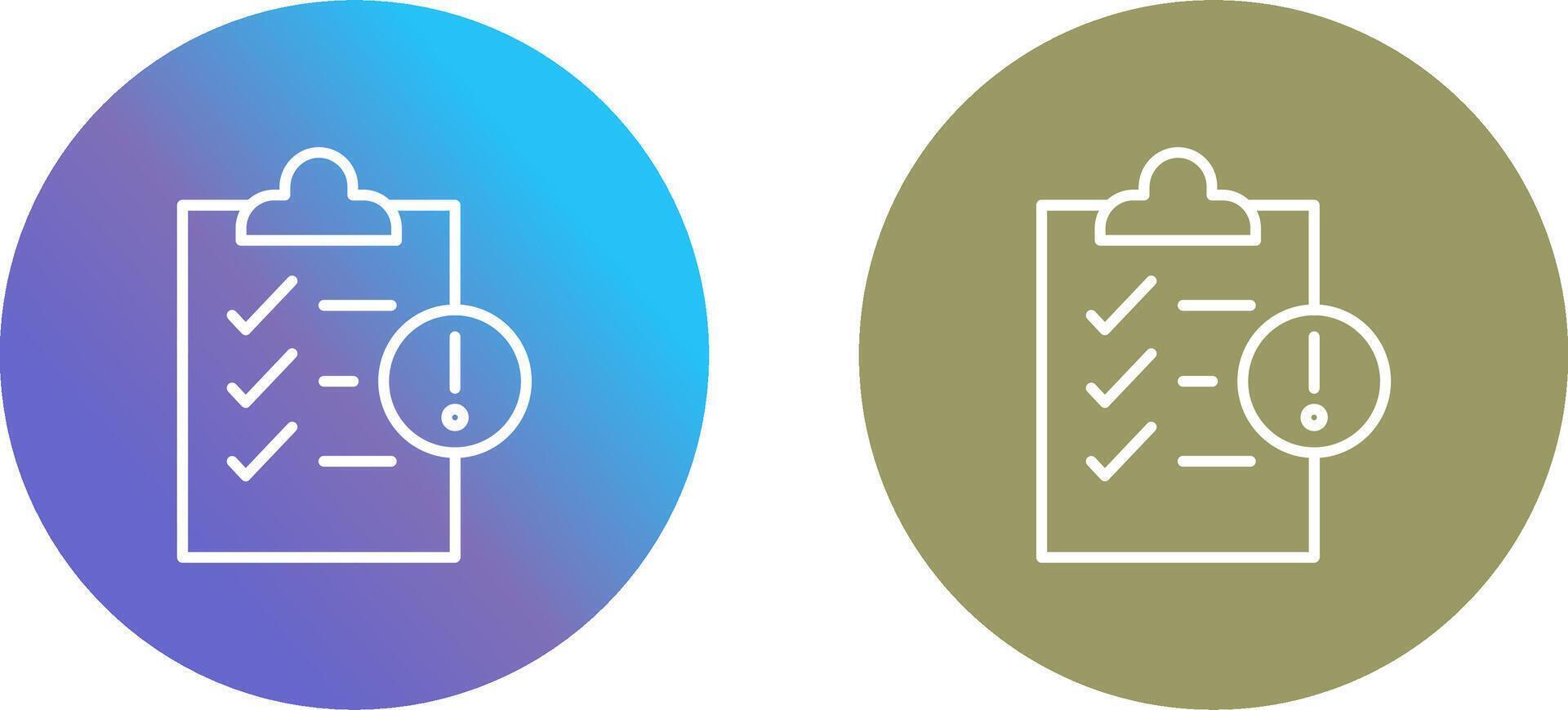 Return Failed Icon Design vector
