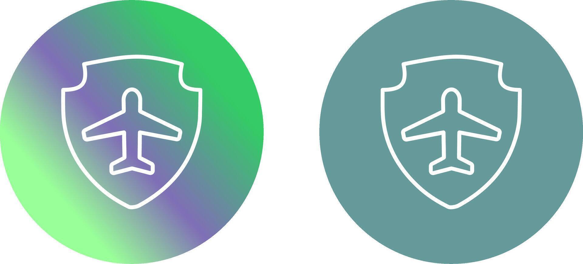 Travel Insurance Icon Design vector
