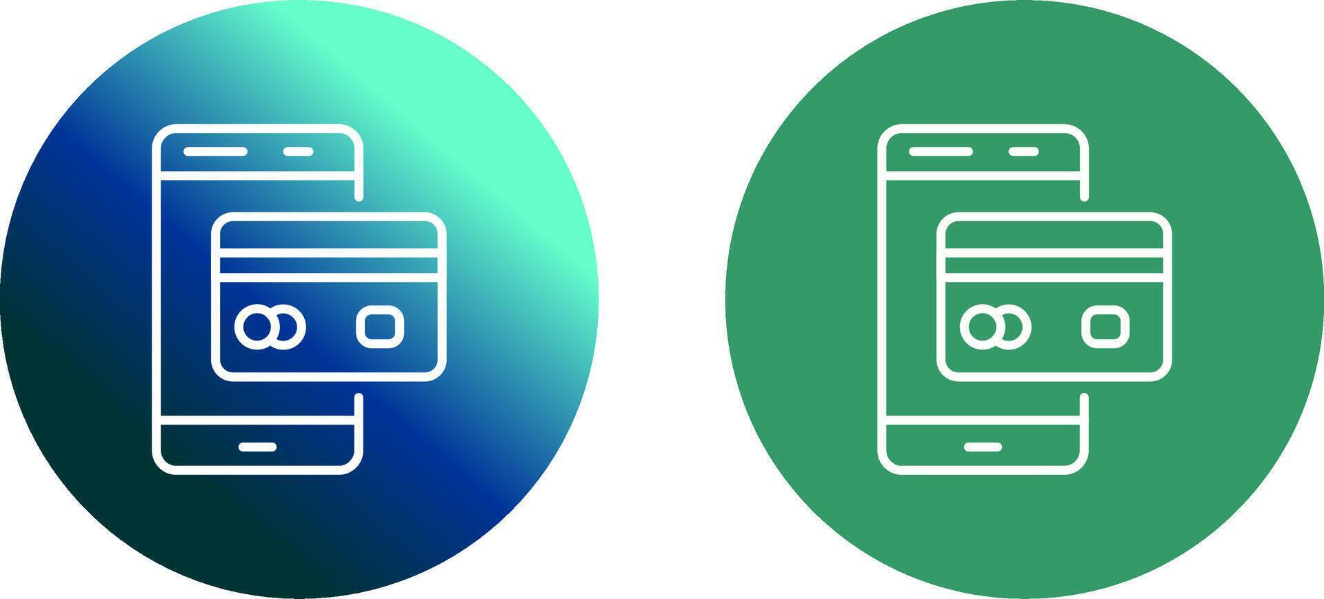 Cashless Payment Icon Design vector