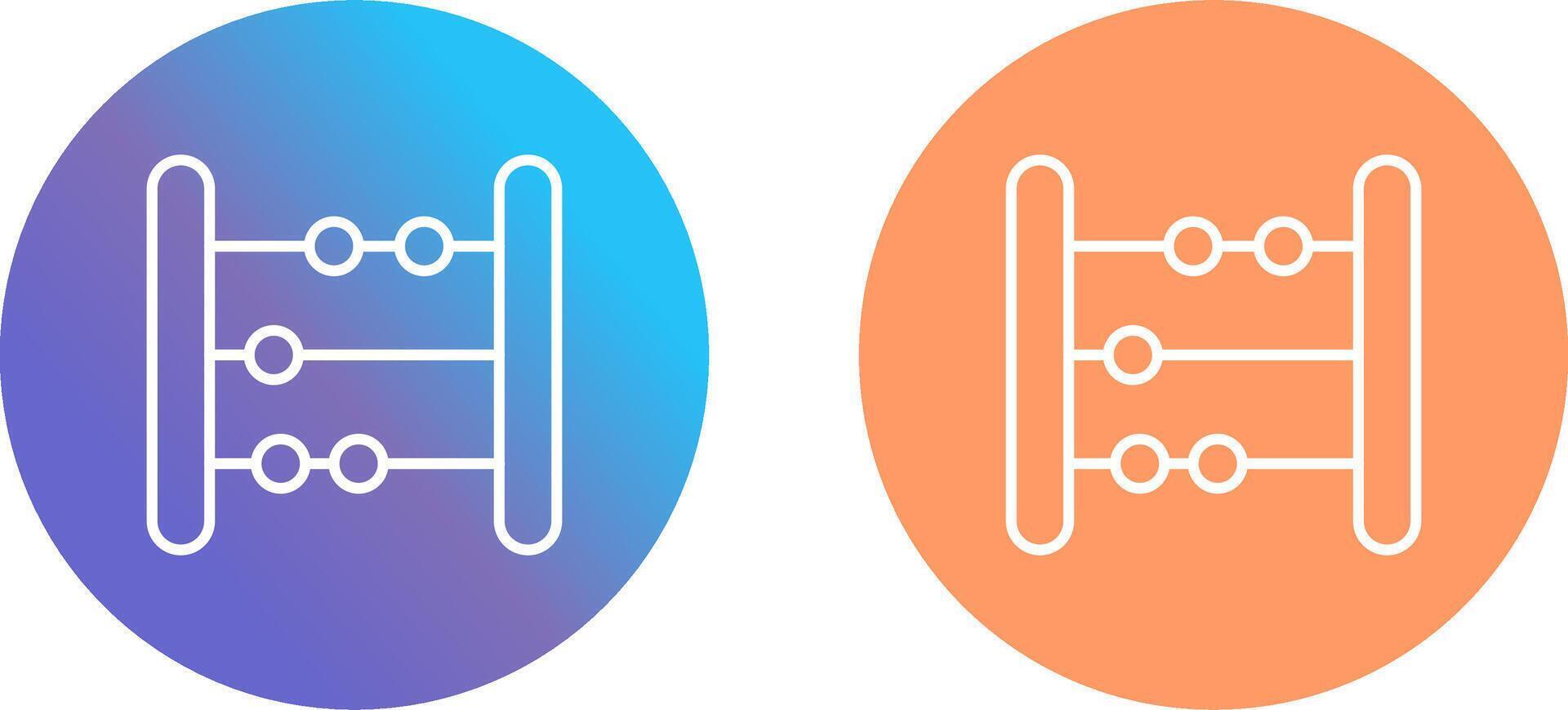 Abacus Icon Design vector