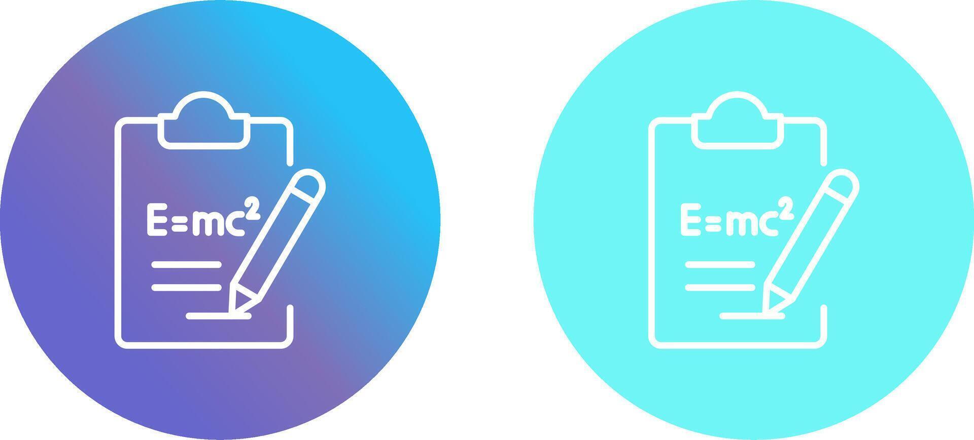 Formula Icon Design vector