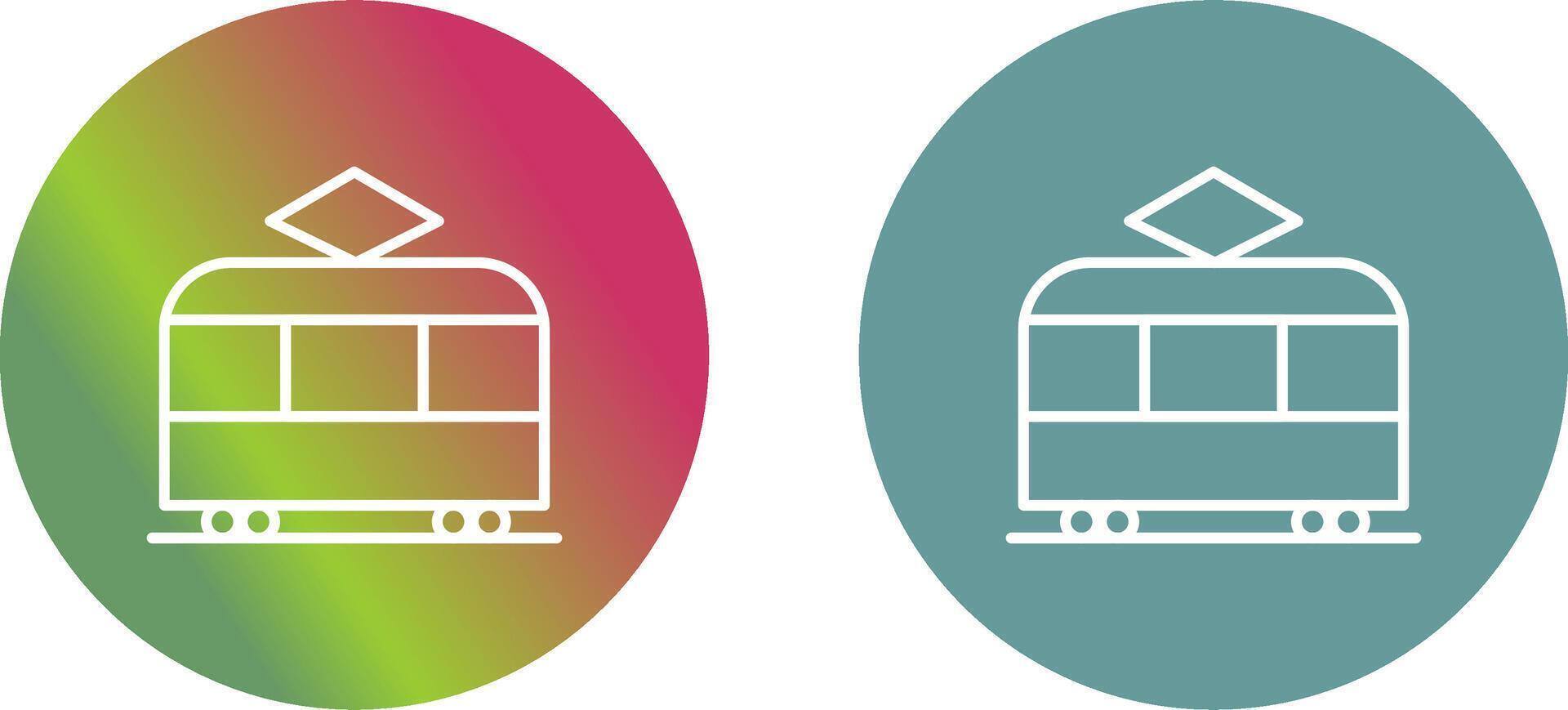 Tram Icon Design vector