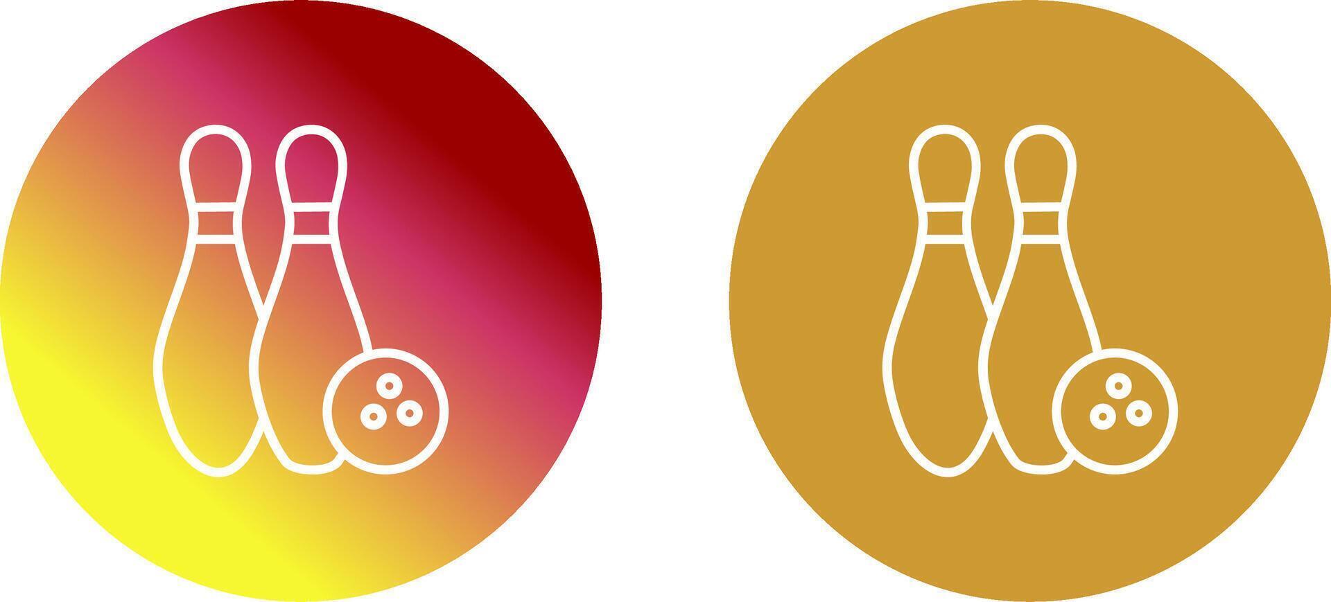 Bowling Icon Design vector