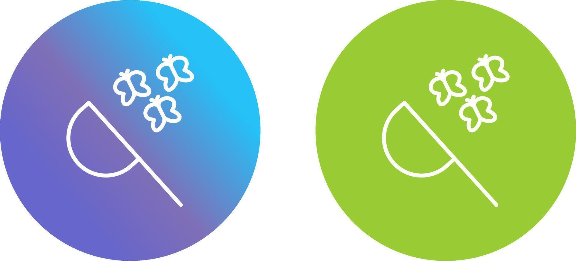 Butterfly Catcher Icon Design vector