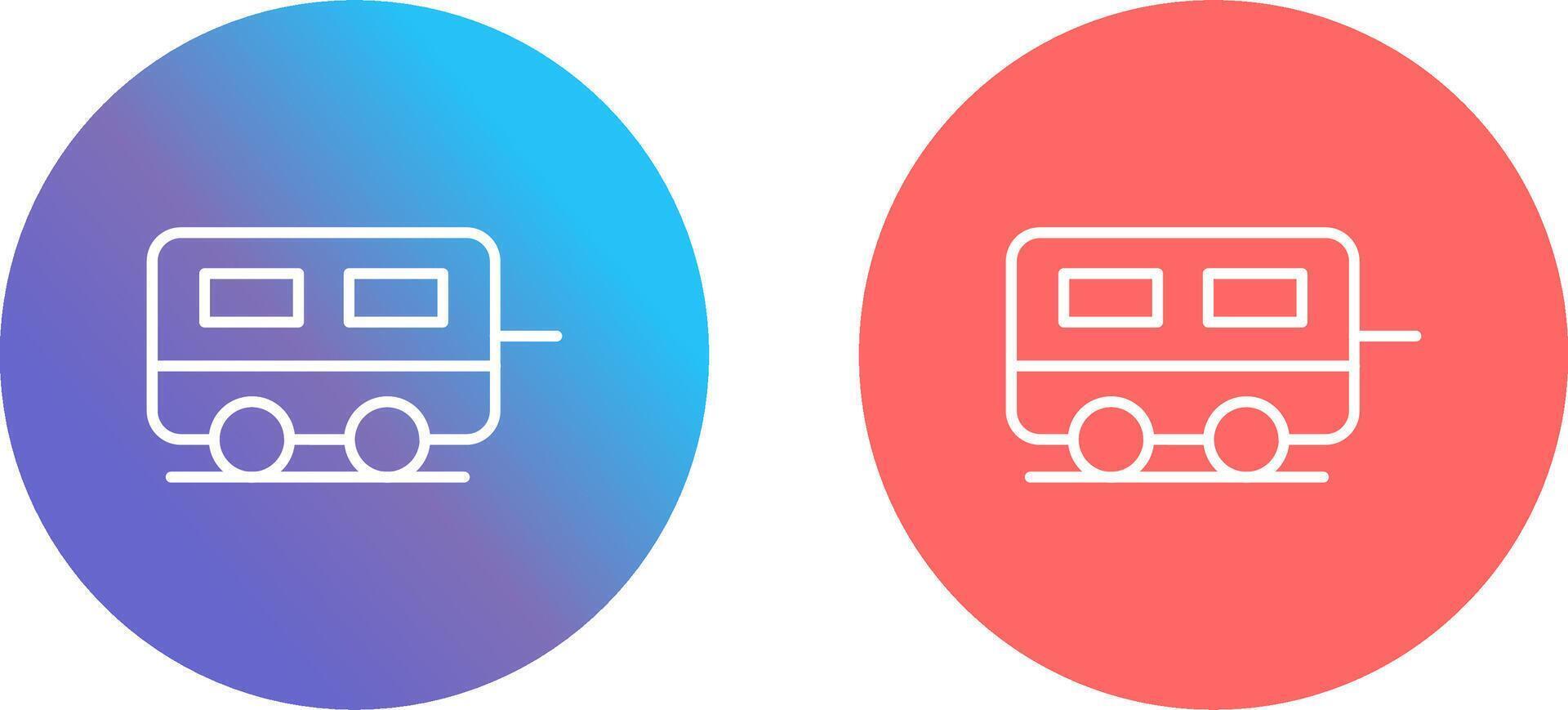 Caravan Icon Design vector