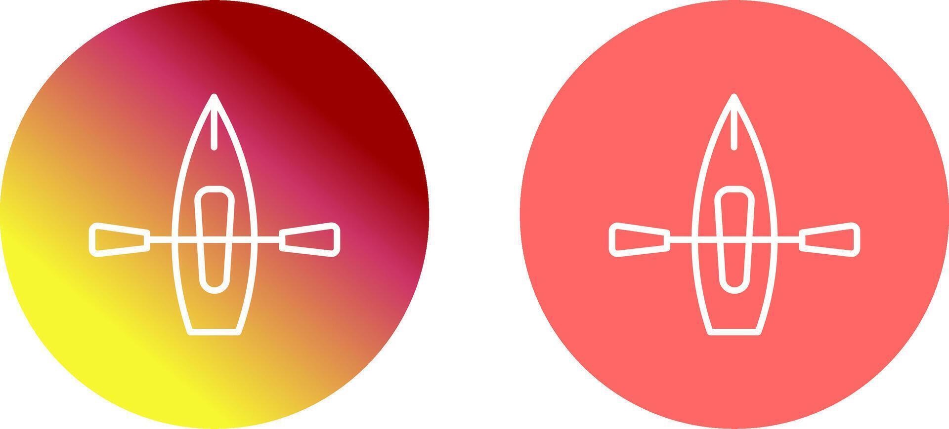 Kayak Icon Design vector