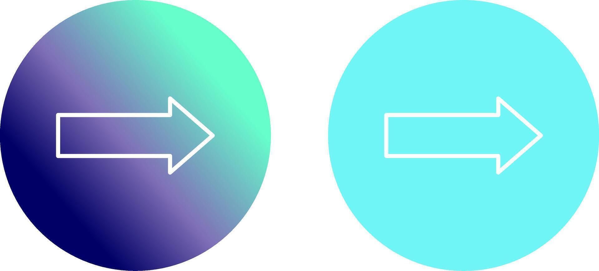 Arrow Right Icon Design vector