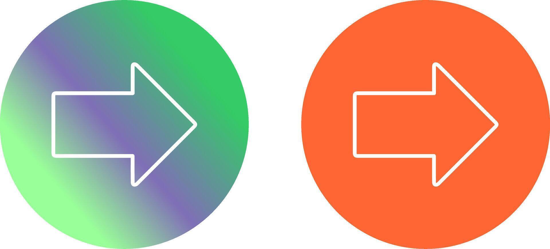Right Icon Design vector