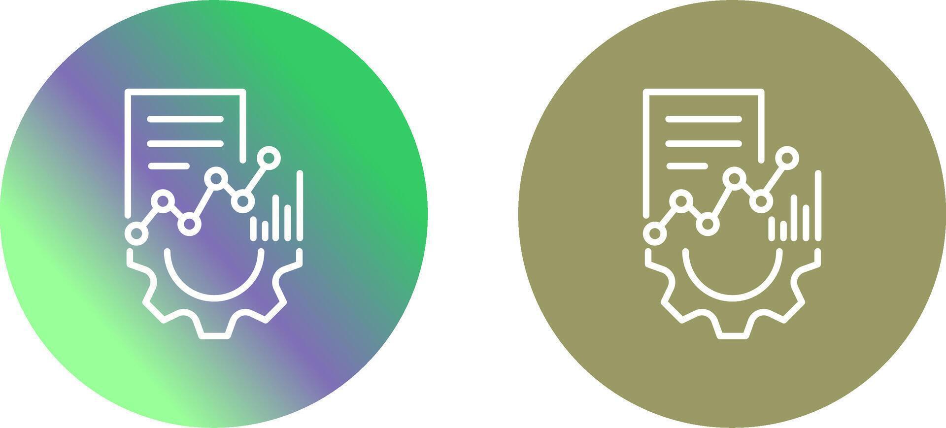 Manage Data Icon Design vector