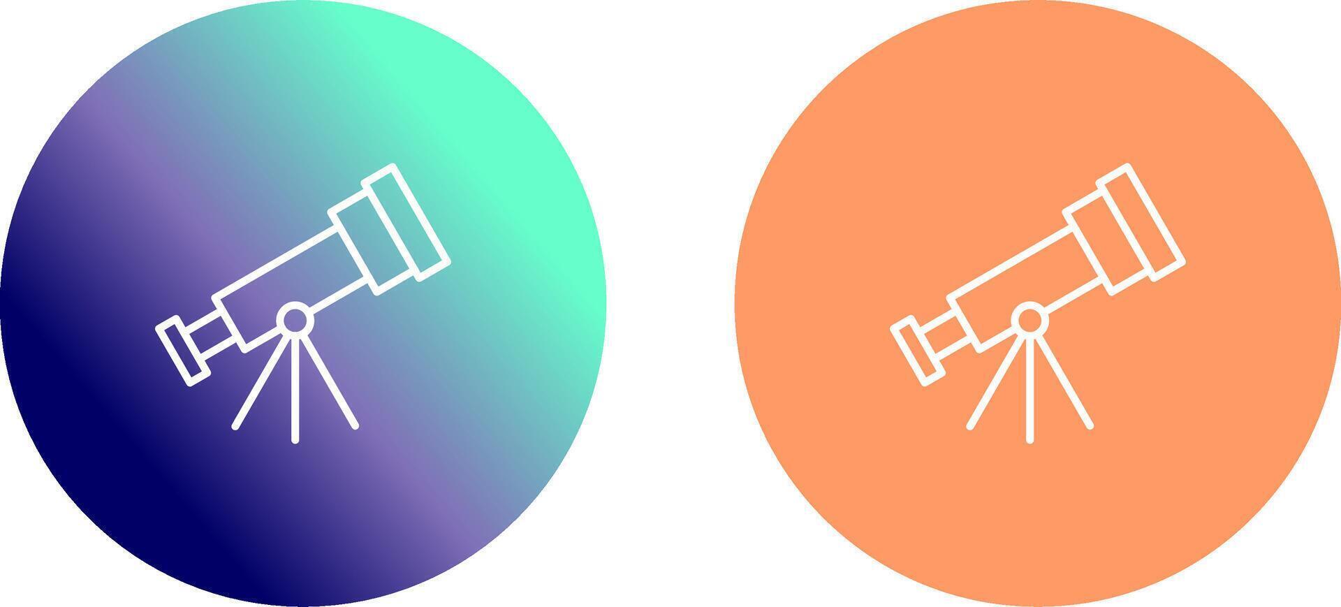 Telescope Icon Design vector