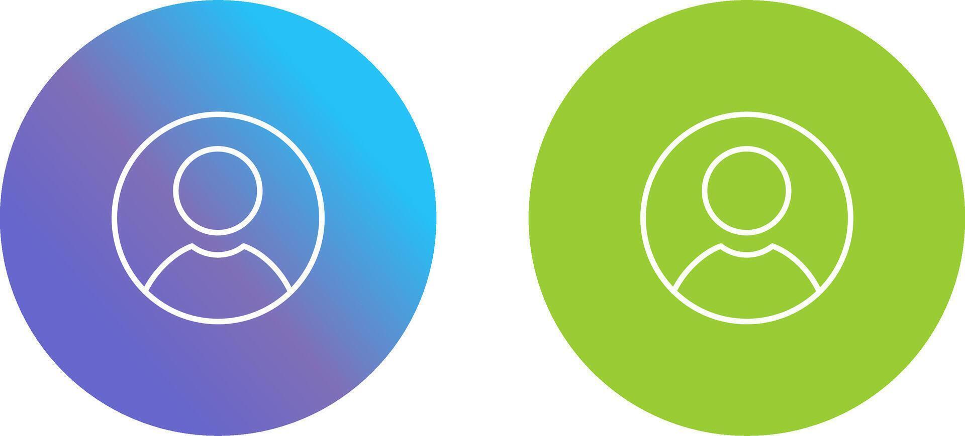 Male Profile Icon Design vector
