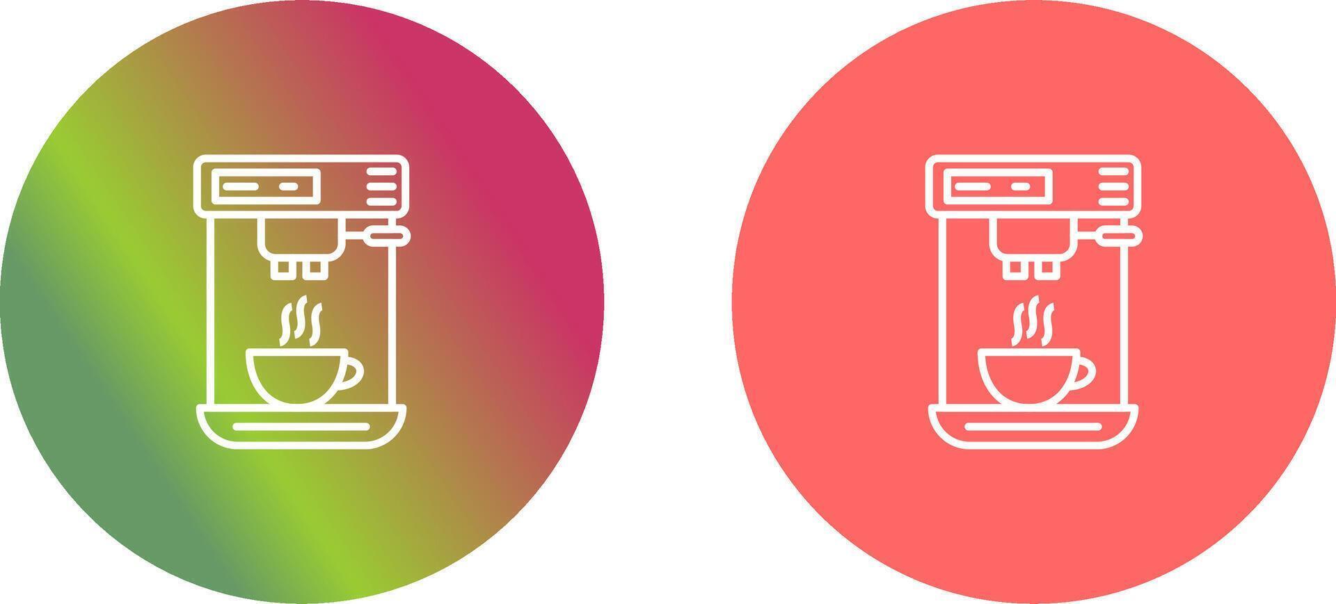 Coffee Machine I Icon Design vector