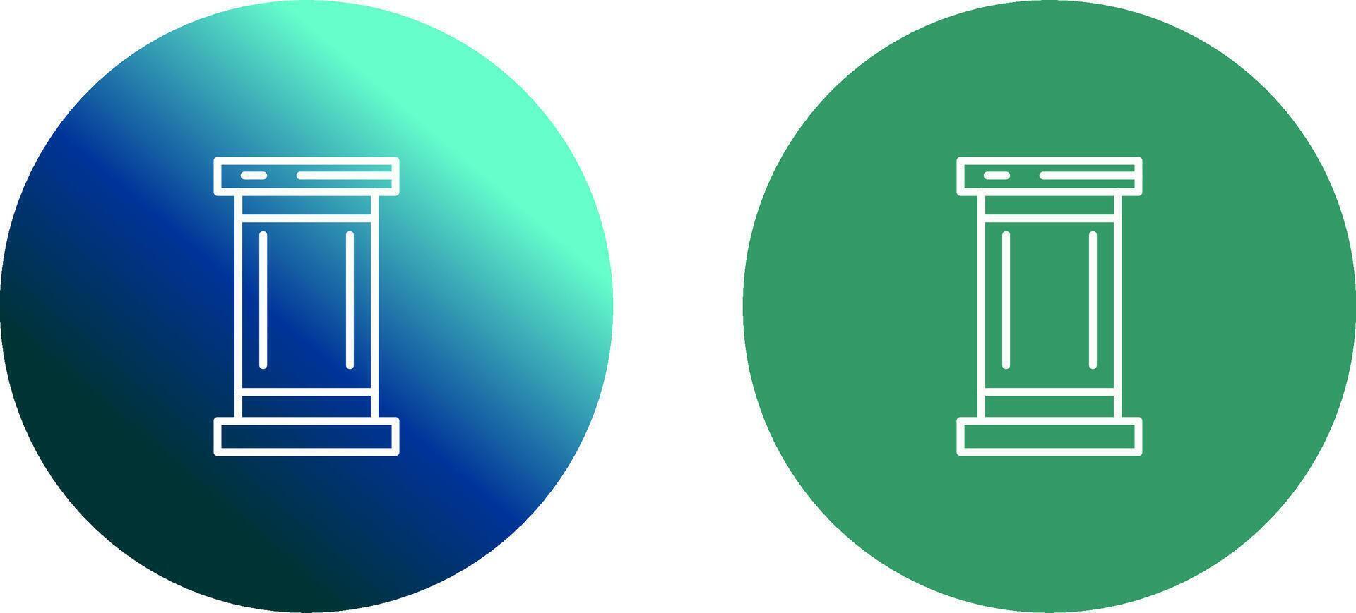 Pillar Icon Design vector