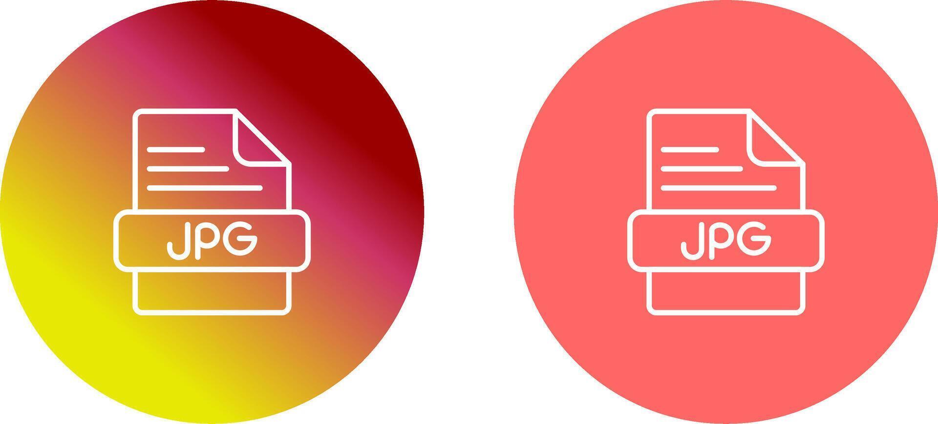 JPG Icon Design vector