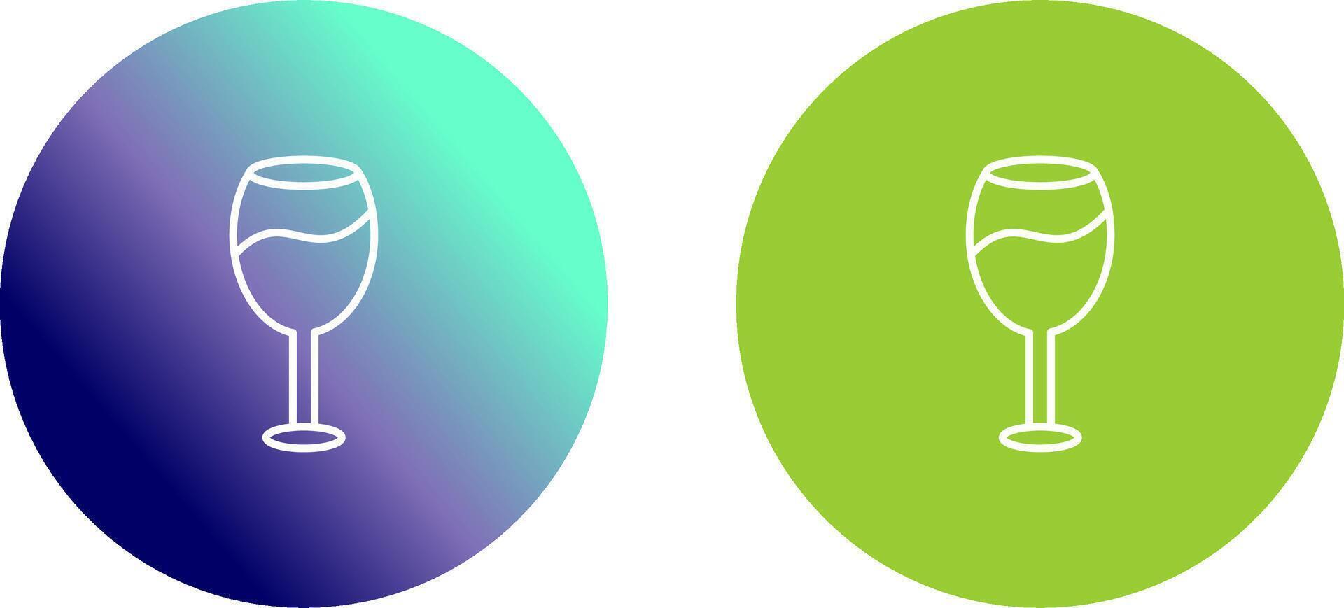 Wine Glass Icon Design vector