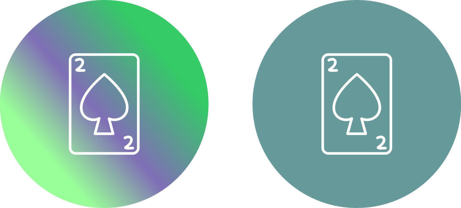 Spades Card Icon Design vector