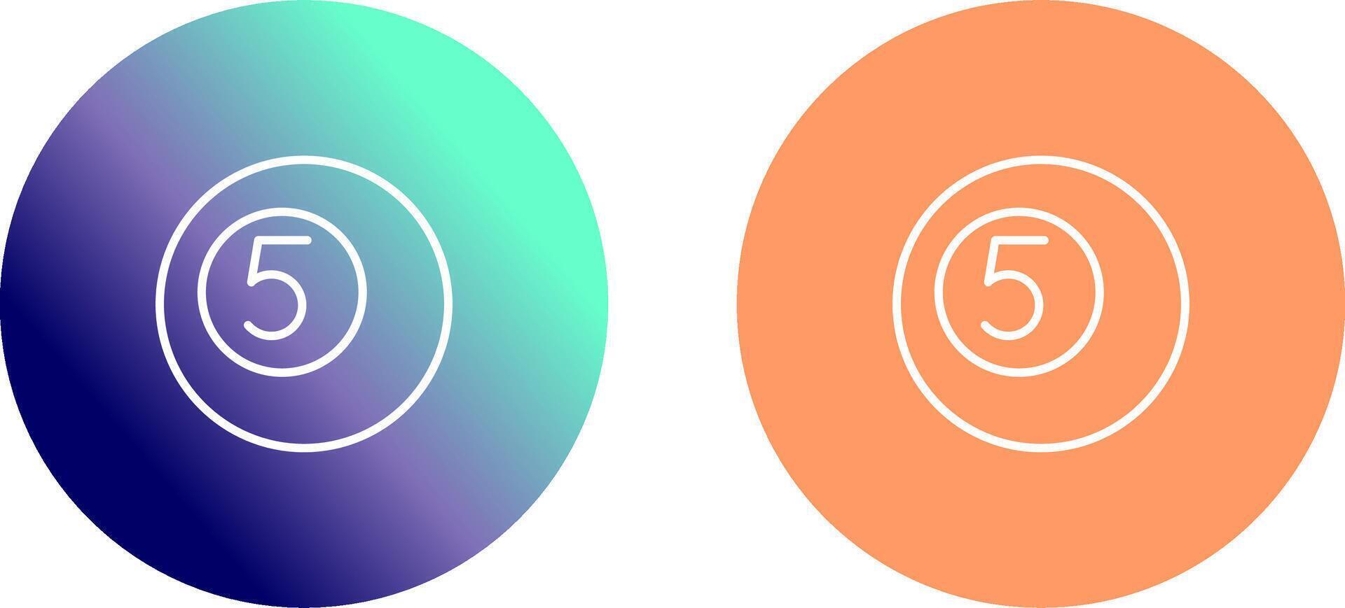 Pool Balls Icon Design vector
