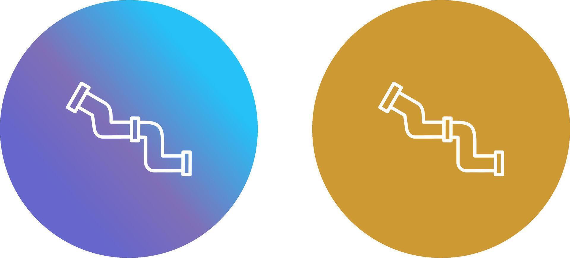 Water Pipe Icon Design vector