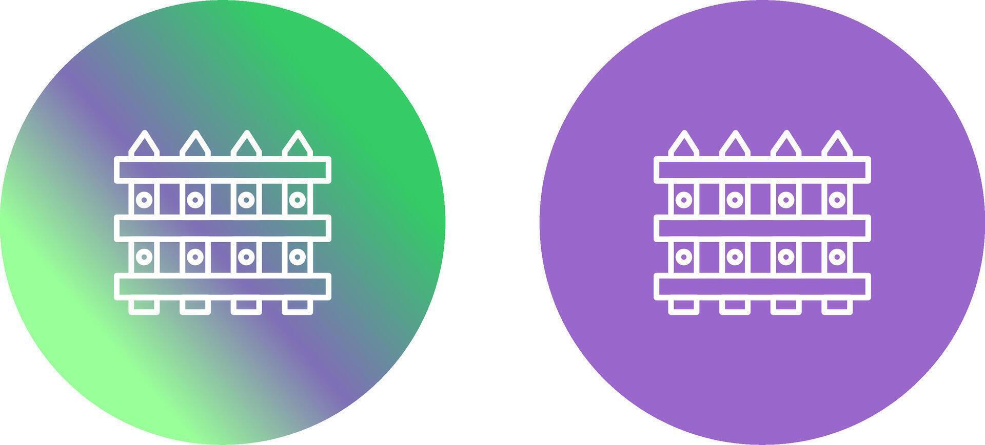 Fence Icon Design vector