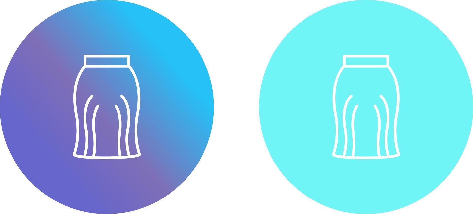 Skirt Icon Design vector