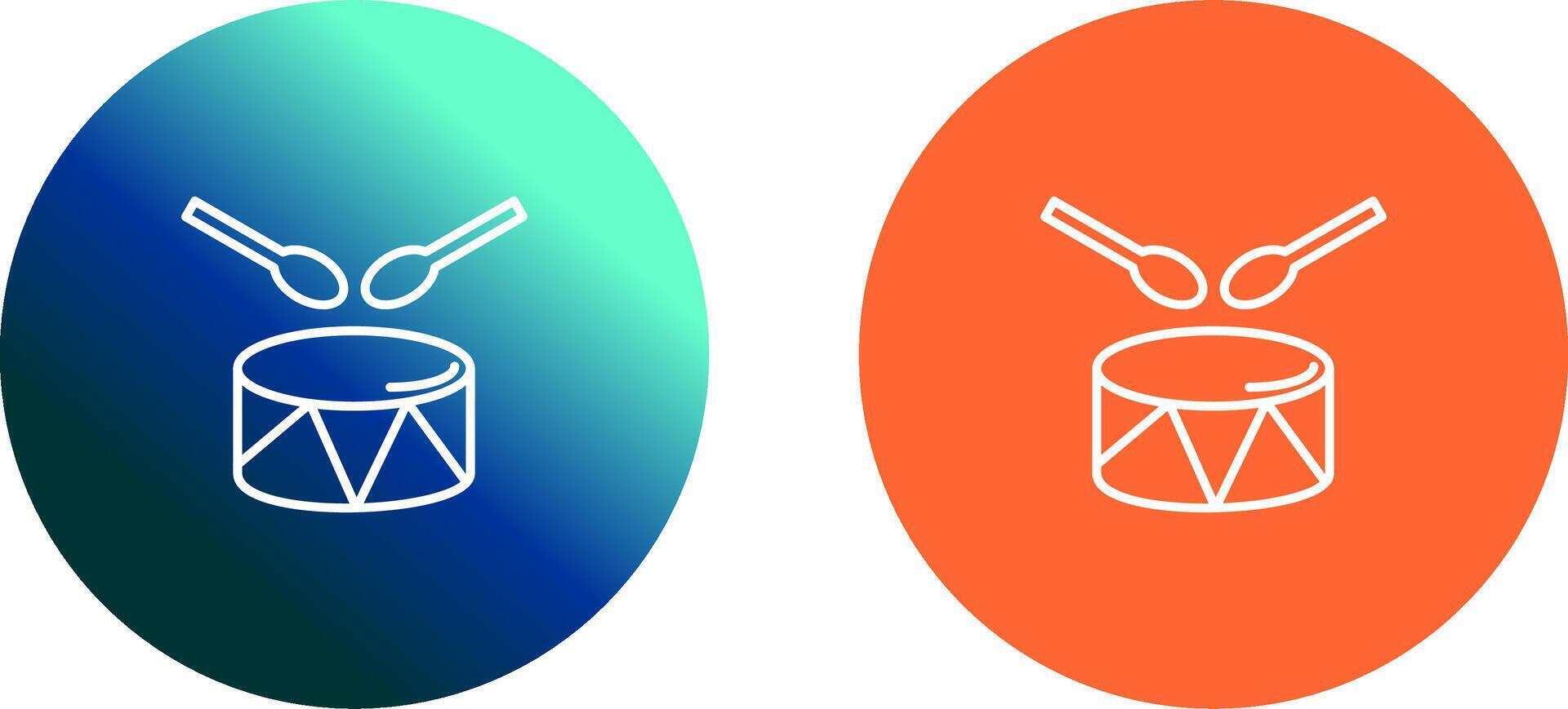 Drum Icon Design vector