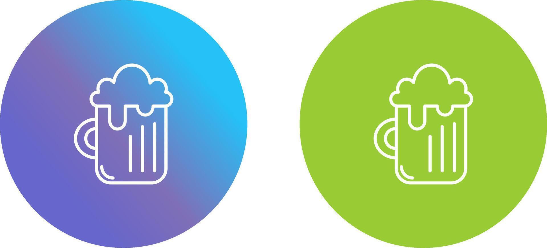 Pint of Beer Icon Design vector