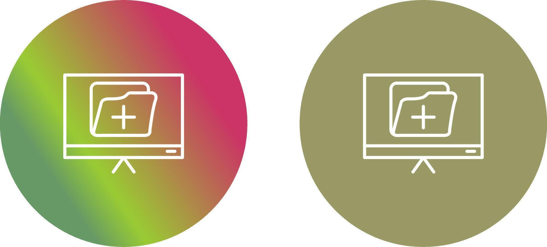 Medical Folder Icon Design vector