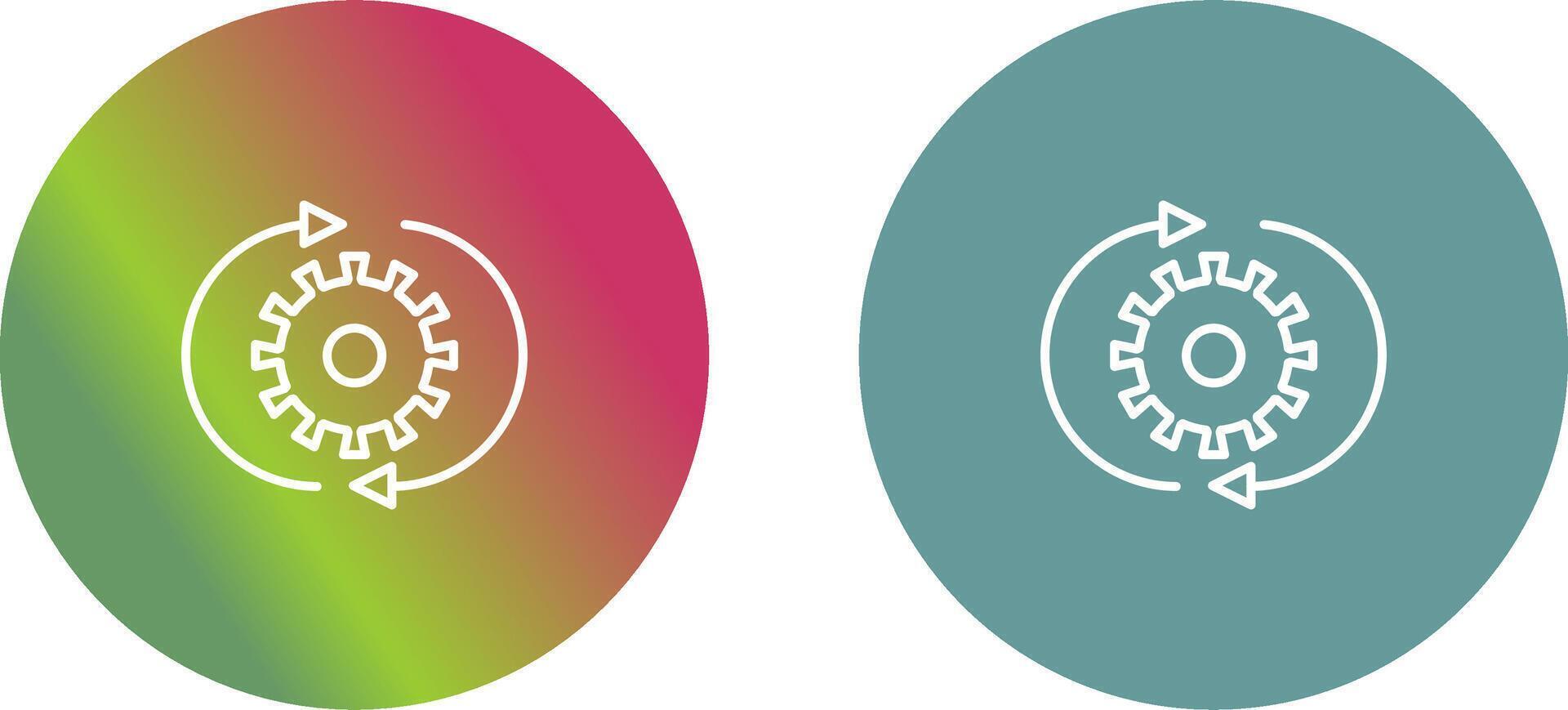 Conversion Setting Icon Design vector