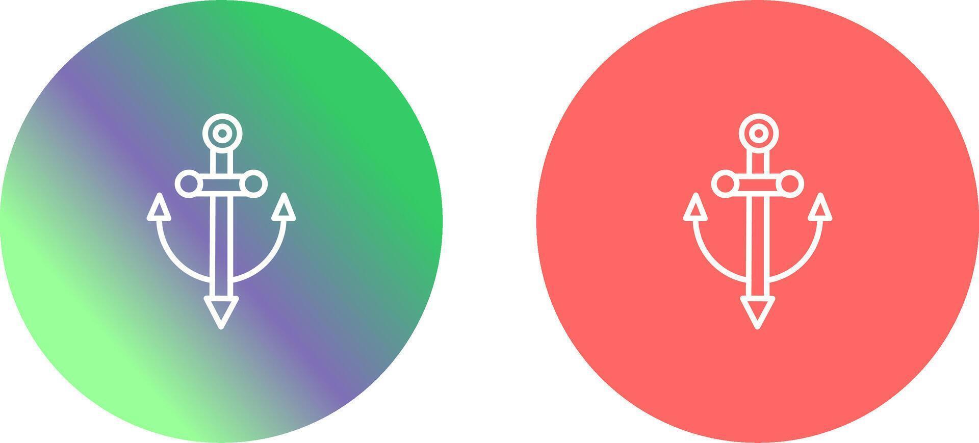 Anchor Icon Design vector