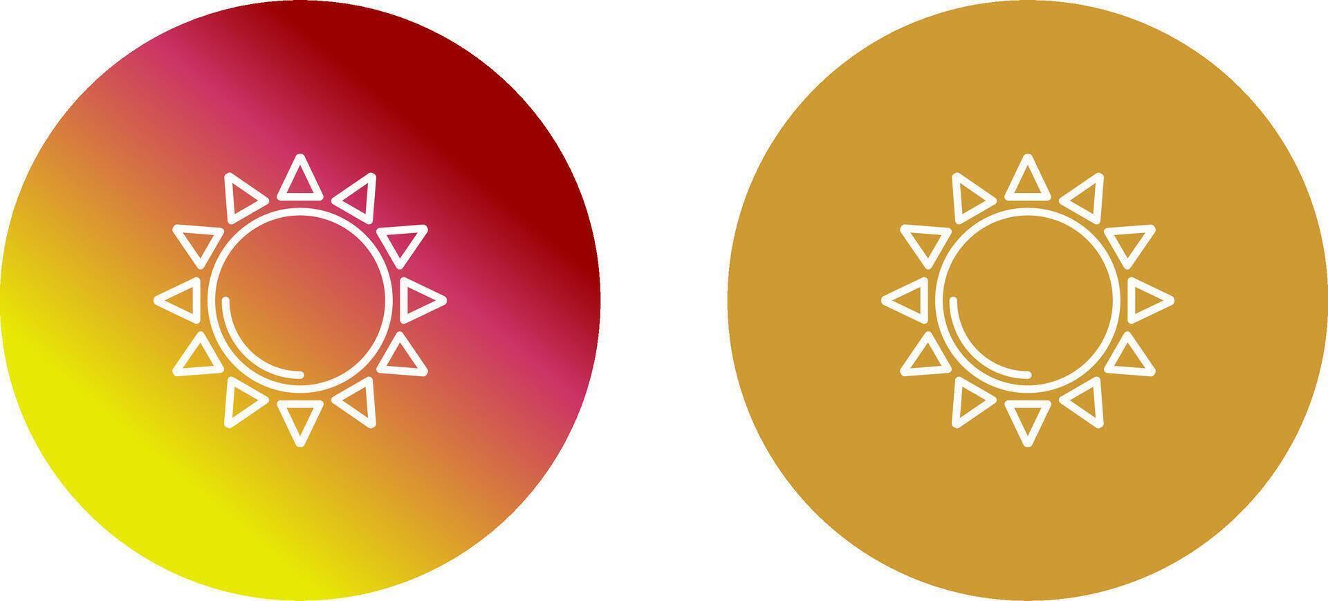 Sun Icon Design vector