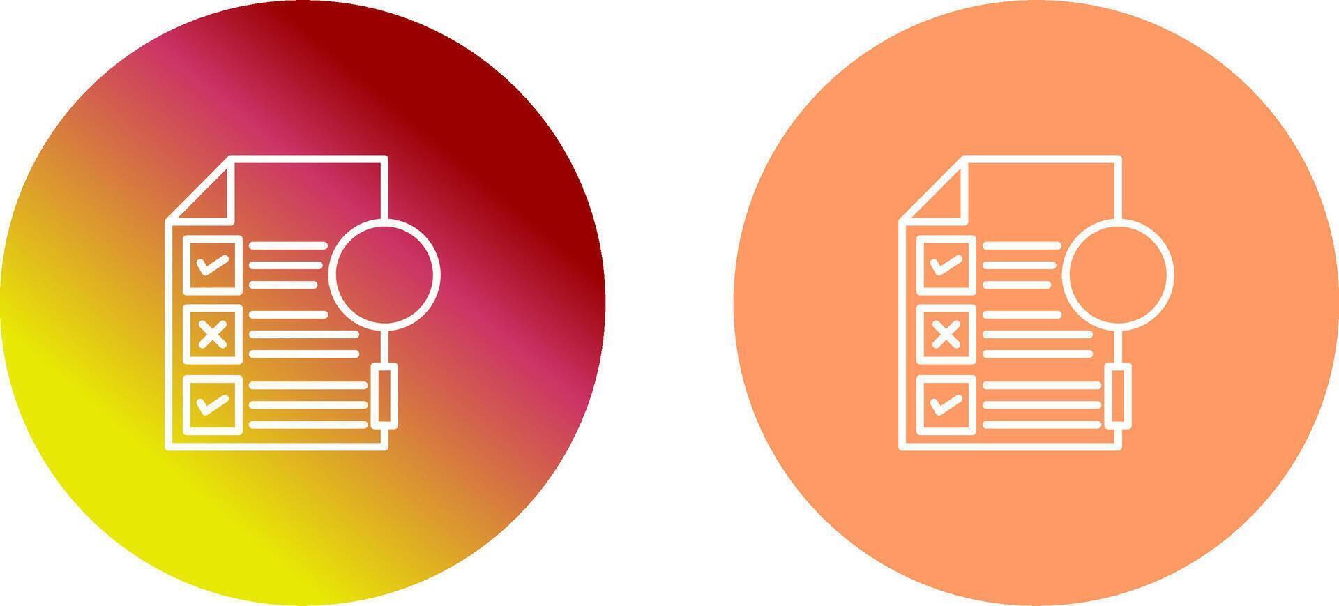 Case Study Icon Design vector