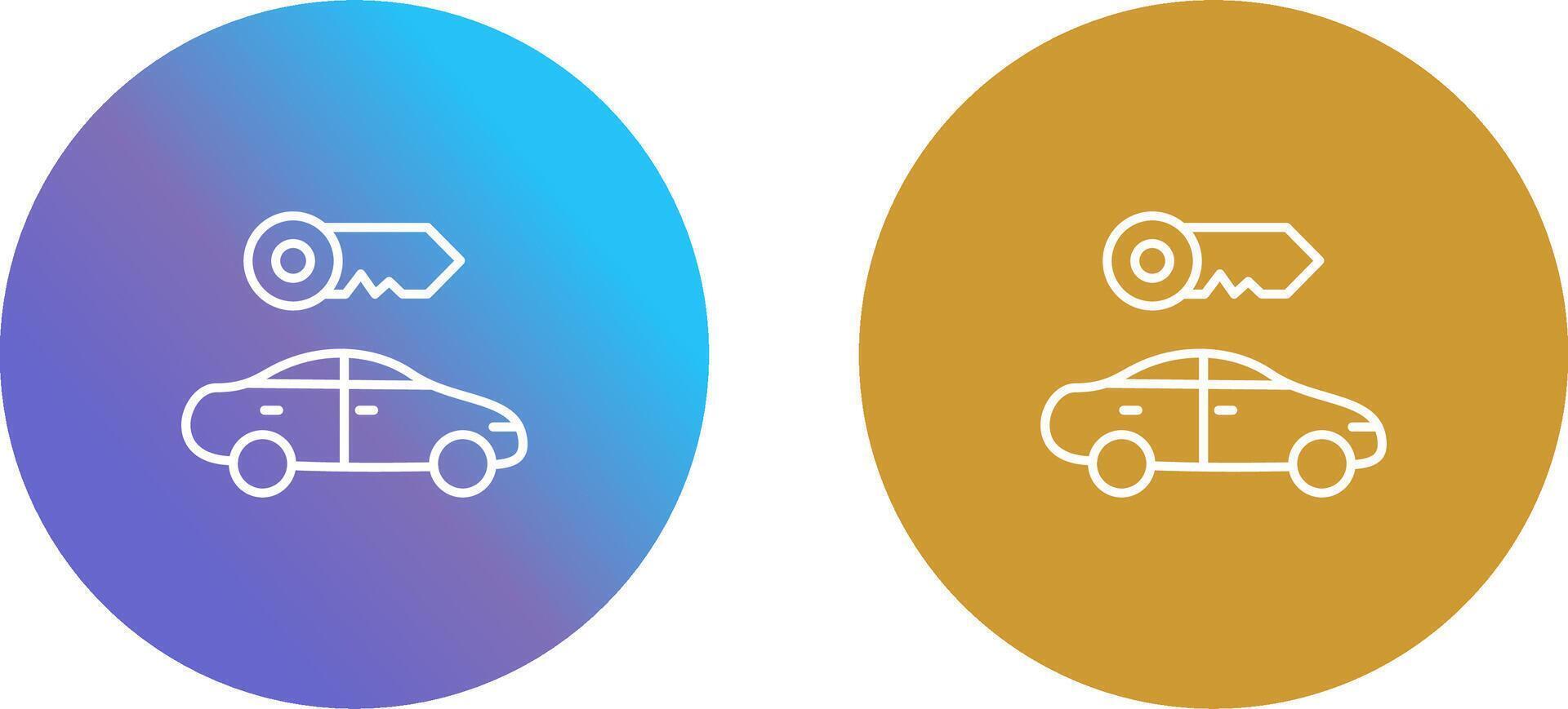 Rent a Car Icon Design vector