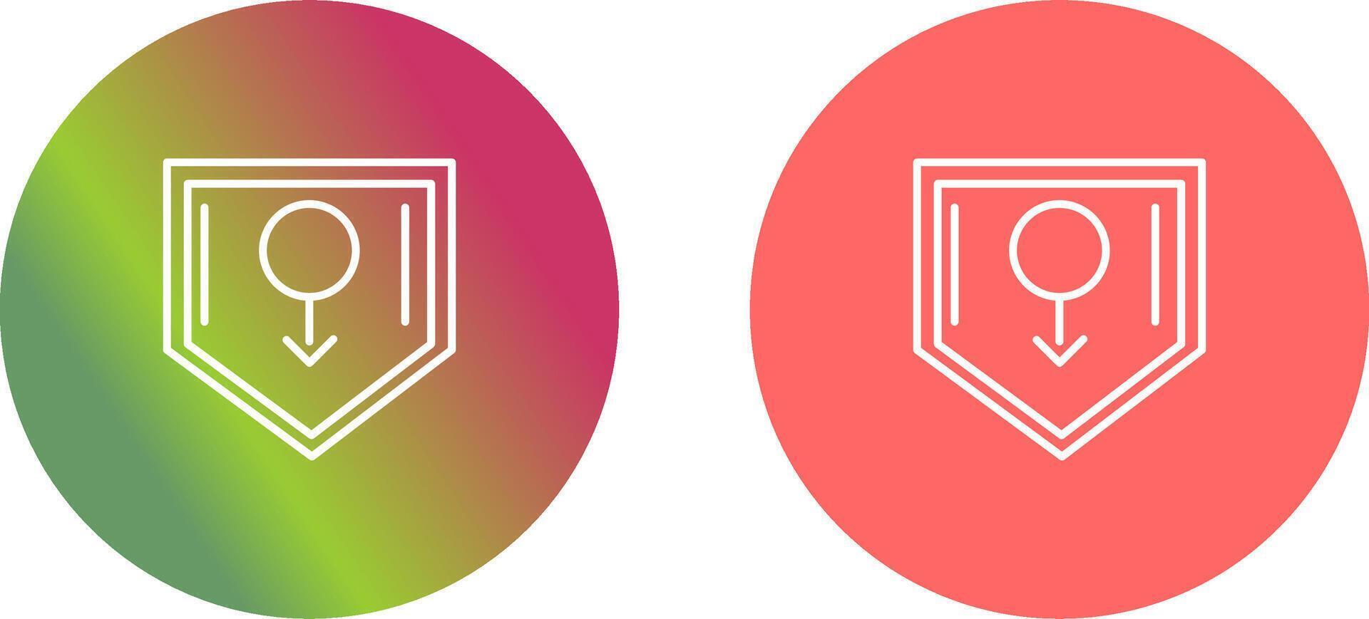 College Fraternity Icon Design vector
