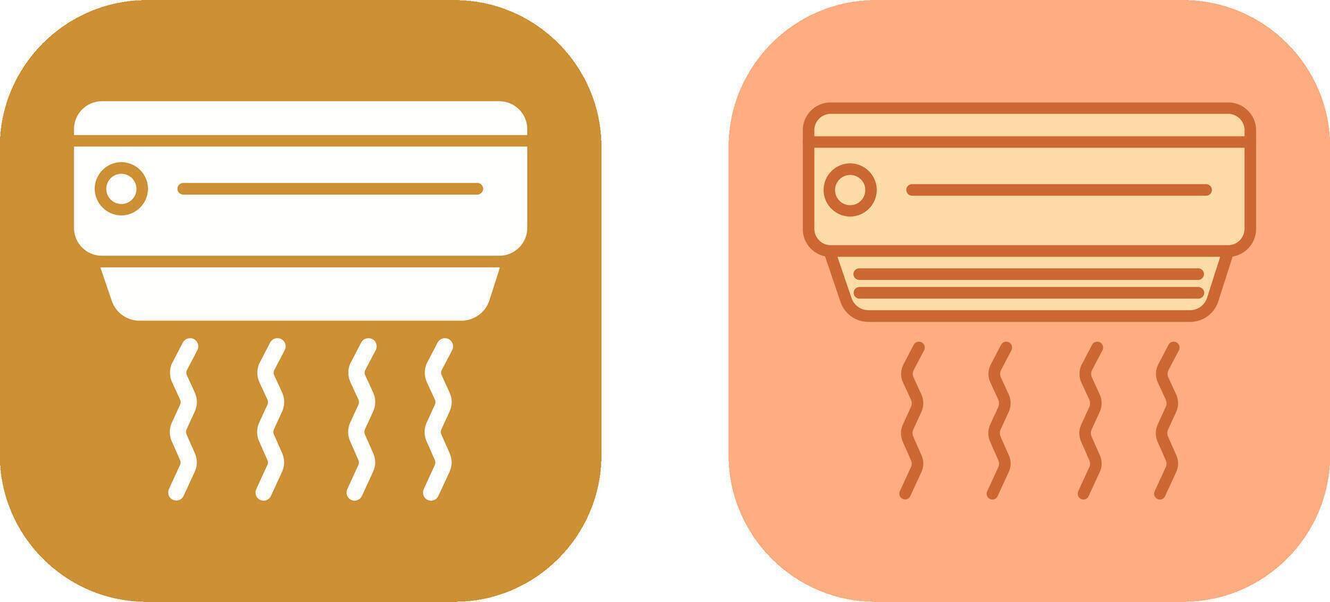 Air Conditioner Icon Design vector