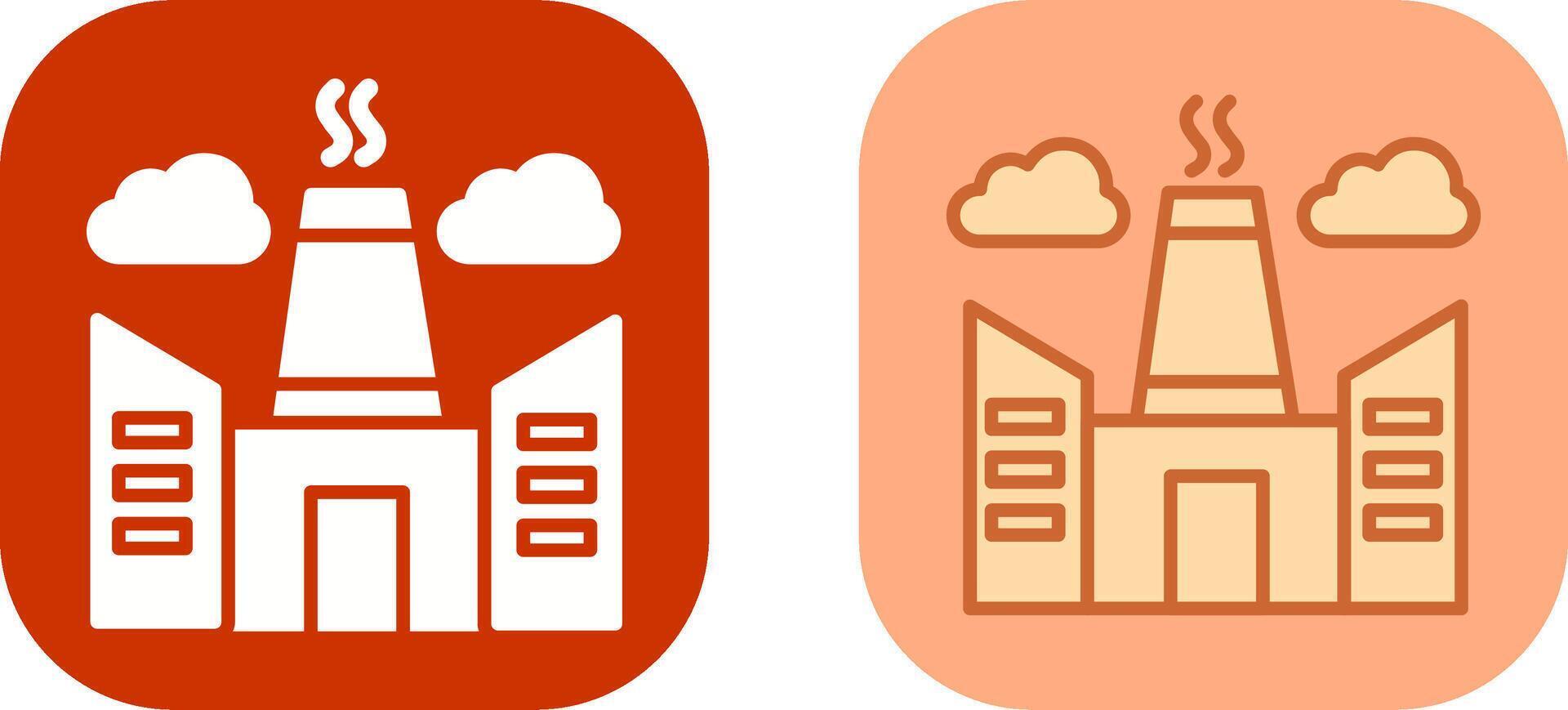Factory Icon Design vector