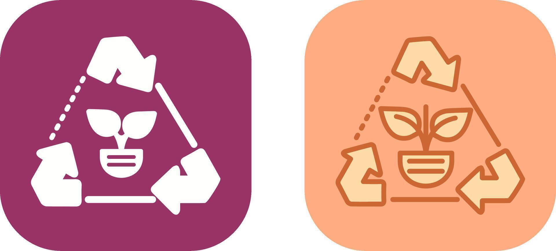 Recycle Arrows Icon Design vector