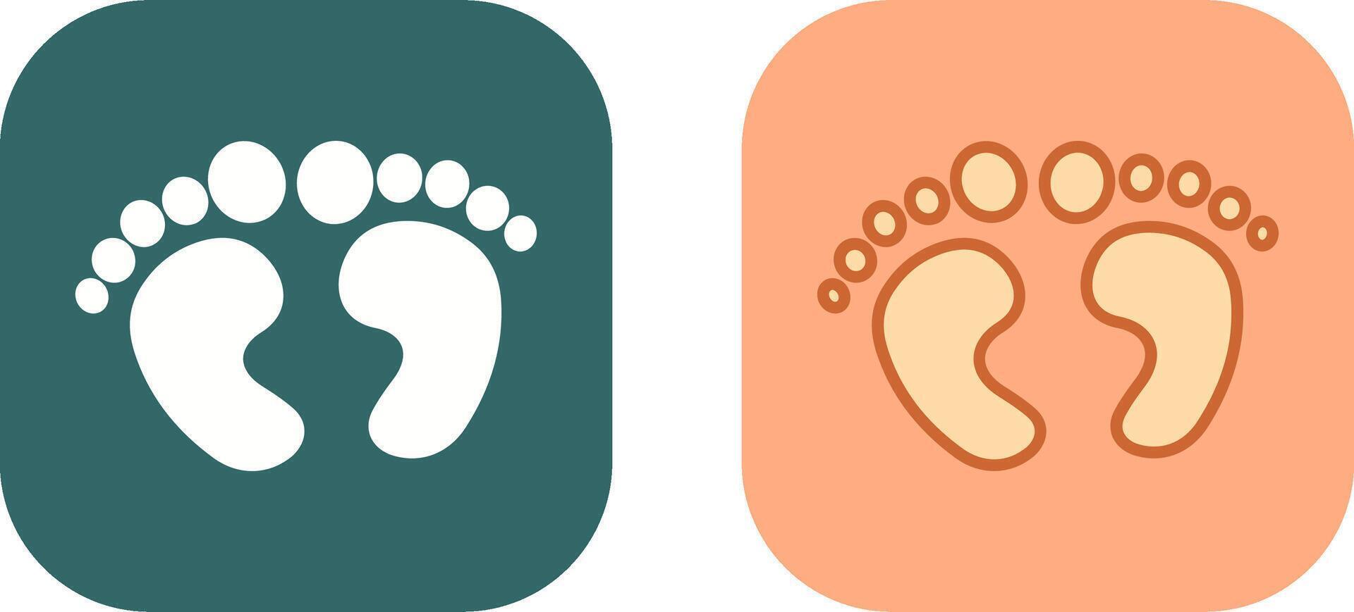 Feet Icon Design vector